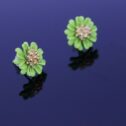 Orecchini adorabili GREEN FLOWER - immagine 2