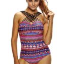 Costume da bagno criss-cross Nina