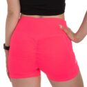 MNX Pantaloncini attillati da donna, rosa - immagine 2