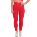 MNX Women's ribbed leggings Asia, red - Image 5