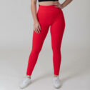 MNX Women's ribbed leggings Asia, red - Image 3