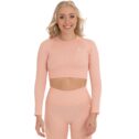 MNX Women's ribbed top Aurora, pink