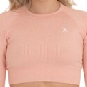 MNX Women's ribbed top Aurora, pink - Image 4
