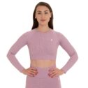 MNX Cropped top Aurora, svetlo vijolična