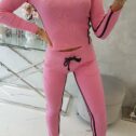 Women's sporty two piece set, light pink - Image 2
