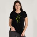 Women's T-shirt Fairy, black