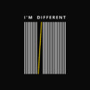 Women's T-shirt I am different, black - Image 2