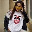 Women's T-shirt Love bug, black
