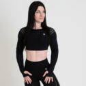 MNX Ženski cropped top Bellonna, črna - Image 4