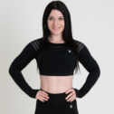 MNX Ženski cropped top Bellonna, črna