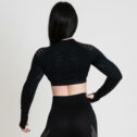 MNX Ženski cropped top Bellonna, črna - Image 2