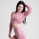 MNX Ženski cropped top Athena, roza