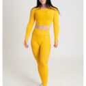 MNX Women's seamless top Bellonna, yellow - Image 4