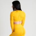 MNX Women's seamless top Bellonna, yellow - Image 2