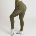 MNX dvodelni seamless set Bellonna, olivno zelena - Image 4