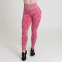 MNX seamless camo leggings da donna Charis, rosso-rosa - immagine 2