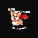 Women's T-shirt New hero in town, black - Image 2