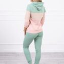 Ženski set hoodie in hlače, temna mint - Image 3