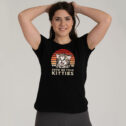 Women's T-shirt Show me your kitties, black