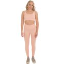 MNX Sport Bra and Leggings set Aurora, pink