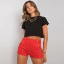 Pantaloncini eleganti da donna Carmen, rosso