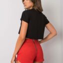 Pantaloncini eleganti da donna Carmen, rosso - immagine 3