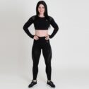 MNX dvodelni seamless set Bellonna, črna