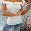 Women's summer top Clara, white - Image 5