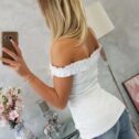 Women's summer top Clara, white - Image 6