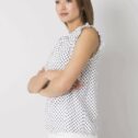 Poletna pikčasta bluza Jane, bela - Image 2