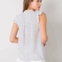 Poletna pikčasta bluza Jane, bela - Image 3