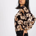 Elegantna bluza z verigo Elena, črna - Image 3