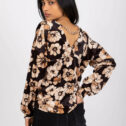 Elegantna bluza z verigo Elena, črna - Image 4