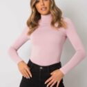 Top da donna con collo alto Melania, rosa scuro - immagine 3