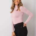 Top da donna con collo alto Melania, rosa scuro - immagine 4