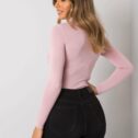 Top da donna con collo alto Melania, rosa scuro - immagine 5