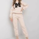 Women's two-piece sportswear set Madeleine, beige - Image 3