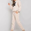 Women's two-piece sportswear set Madeleine, beige - Image 4