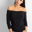 Women's 3/4 sleeve top Jane, black - Image 4