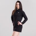 MNX Ženski dolg hoodie Liberty, črna